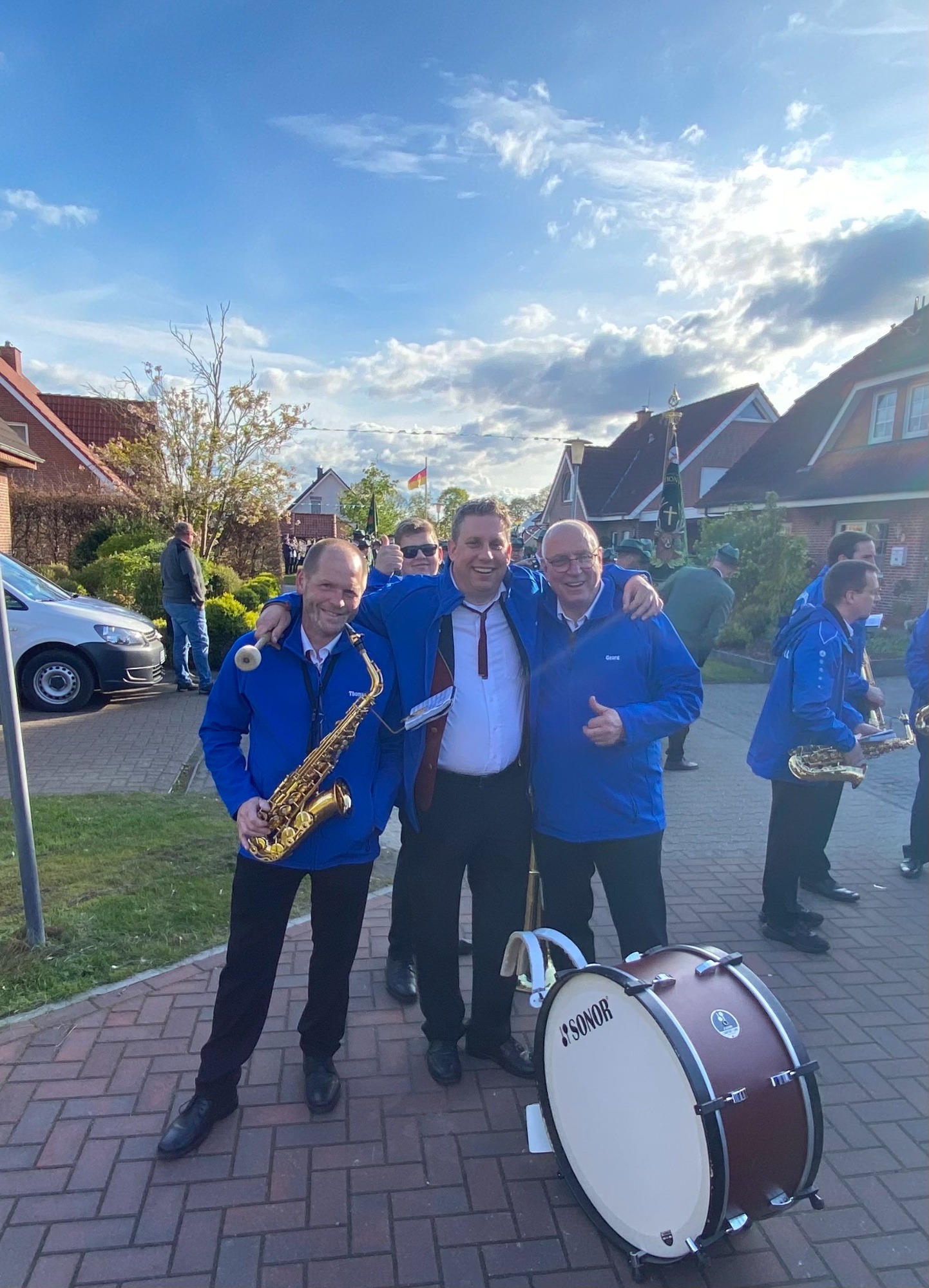 Musikerin des Musikvereins Heede